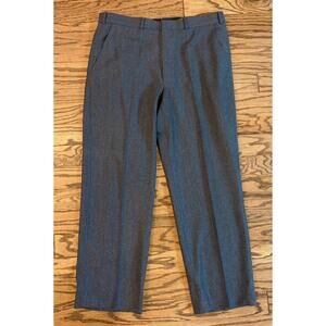 VINTAGE Brooks Brothers Pants Mens 36X29 Gray Straight Leg Flat Front Adult